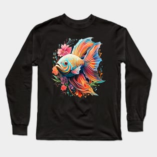 Angelfish Rainbow Long Sleeve T-Shirt